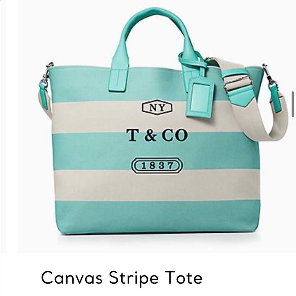 ISO TIFFANY STRIPE TOTE